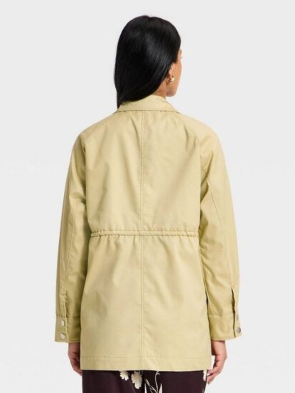 Women's Femme Anorak Jacket-khaki/Tan - Picture 5 of 8